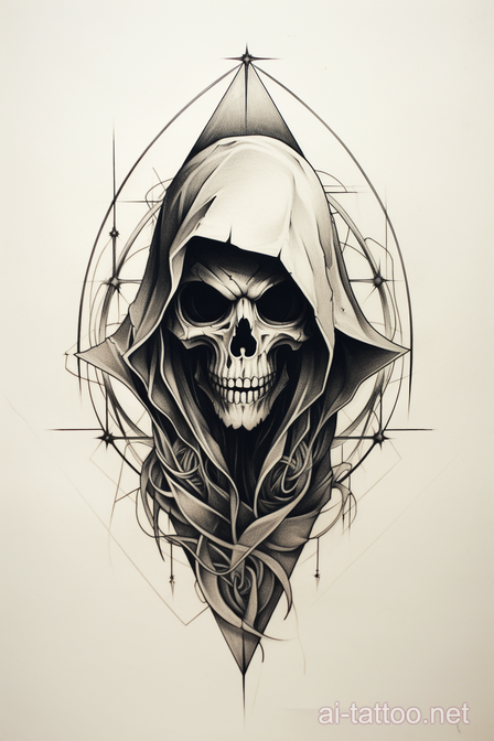  AI Grim Reaper Tattoo Ideas 7